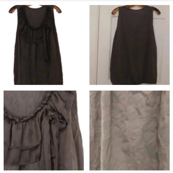 💙𝅺🌹gray top with bow - Picture 1 of 11